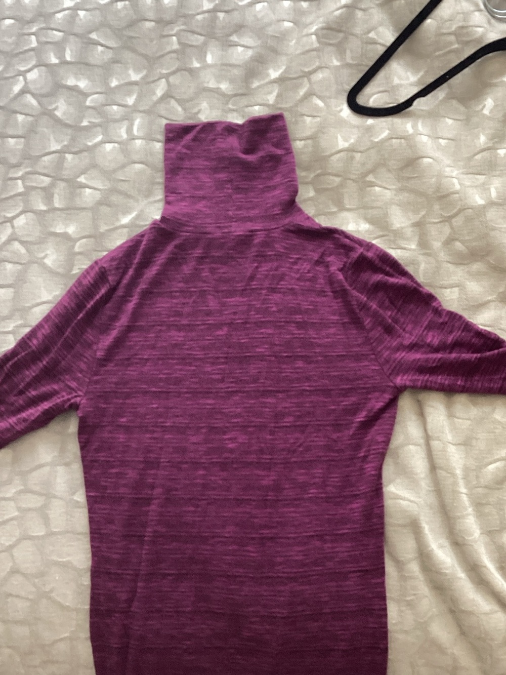Lord & Taylor Plum Purple Turtleneck Sweater